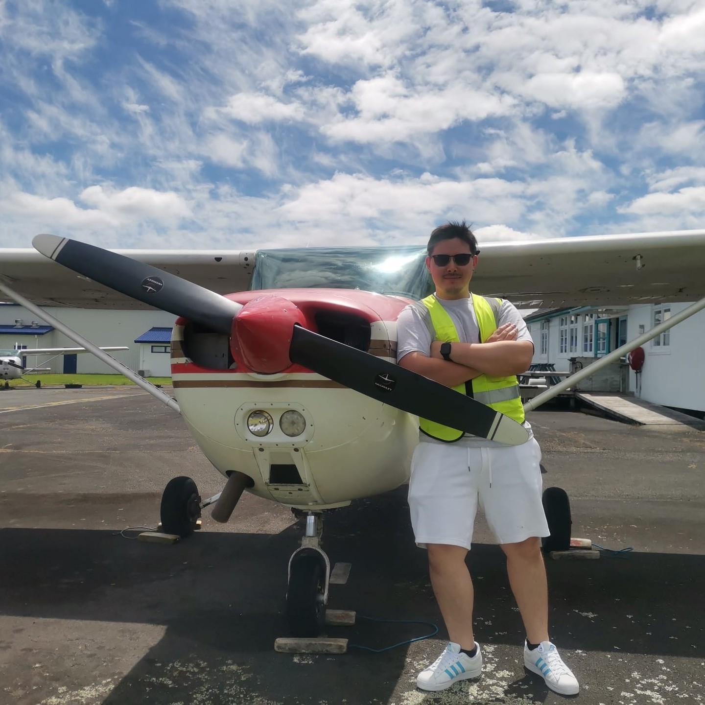 ✈️ Huge congrats to Terry Suzuki for smashing their *first solo flight* in just 9 hours of training! 🌟🚀 A massive thank you to Sky for being an incredible instructor and guiding Terry every step of the way. 🛩️ The sky’s no longer the limit—just the beginning! #FirstSolo #AviationGoals #ClearedForTakeoff #PilotInTheMaking #flighttraining