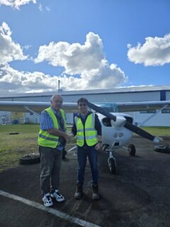 Congratulations to Hengbo Wang on passing his PPL flight test! 🤩✈️

Hengbo is the newest addition to our growing list of PPL holders this year. With so many students achieving their PPL over the last few months, we wish them all a safe aviation journey ahead flying around the beautiful Aotearoa. 🇳🇿🥝